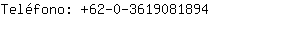 Teléfono: 62-0-361908....