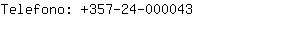 Telefono: 357-24-00....