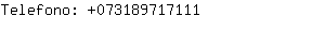 Telefono: 07318971....