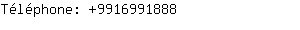 Téléphone: 991699....