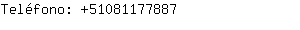 Teléfono: 5108117....