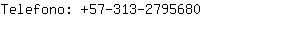 Telefono: 57-313-279....