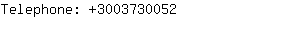 Telephone: 300373....