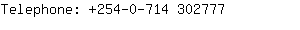 Telephone: 254-0-714 30....