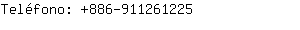 Teléfono: 886-91126....
