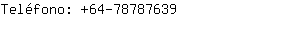 Teléfono: 64-7878....