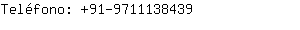 Teléfono: 91-971113....