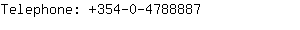 Telephone: 354-0-478....