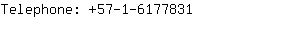 Telephone: 57-1-617....