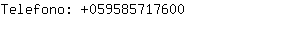 Telefono: 05958571....