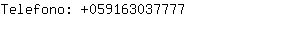 Telefono: 05916303....