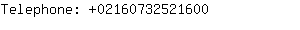 Telephone: 0216073252....