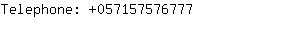 Telephone: 05715757....