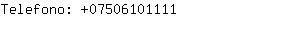 Telefono: 0750610....