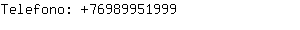 Telefono: 7698995....