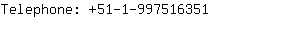 Telephone: 51-1-99751....