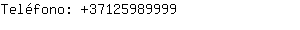 Teléfono: 3712598....