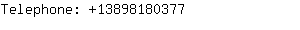 Telephone: 1389818....