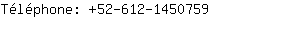 Tlphone: 52-612-145....