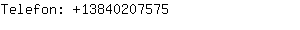 Telefon: 1384020....