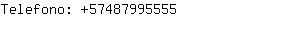 Telefono: 5748799....