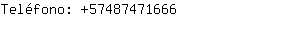 Teléfono: 5748747....