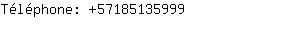 Téléphone: 5718513....