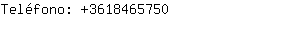 Teléfono: 361846....