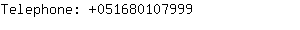 Telephone: 05168010....