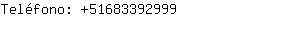 Teléfono: 5168339....