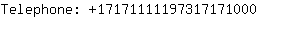 Telephone: 1717111119731717....