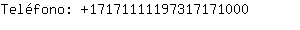 Telfono: 1717111119731717....