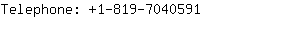 Telephone: 1-819-704....