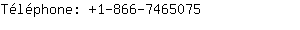 Tlphone: 1-866-746....