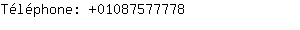 Tlphone: 0108757....