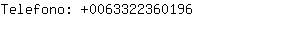 Telefono: 006332236....