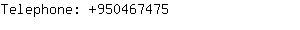 Telephone: 95046....