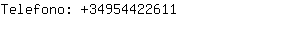 Telefono: 3495442....