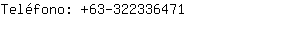 Teléfono: 63-32233....