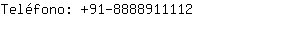 Teléfono: 91-888891....