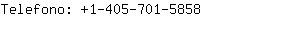 Telefono: 1-405-701-....