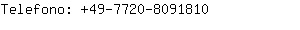 Telefono: 49-7720-809....