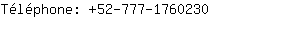 Tlphone: 52-777-176....