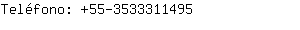 Teléfono: 55-353331....