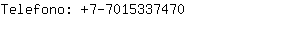 Telefono: 7-701533....