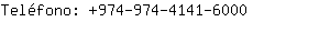 Telfono: 974-974-4141-....