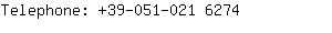 Telephone: 39-051-021 ....