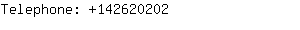 Telephone: 01426202020033014736....