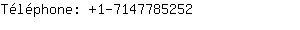 Téléphone: 1-714778....