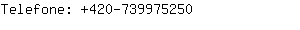 Telefone: 420-73997....